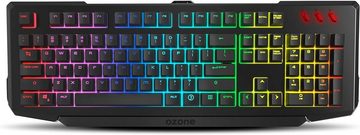 Ozone Gaming Gear halbmechanische Gaming 4000 DPI, 6 Farben LED, USB Tastatur- und Maus-Set, mit RGB-Hintergrundbeleuchtung, AVAGO Optischer Sensor Gaming-Maus