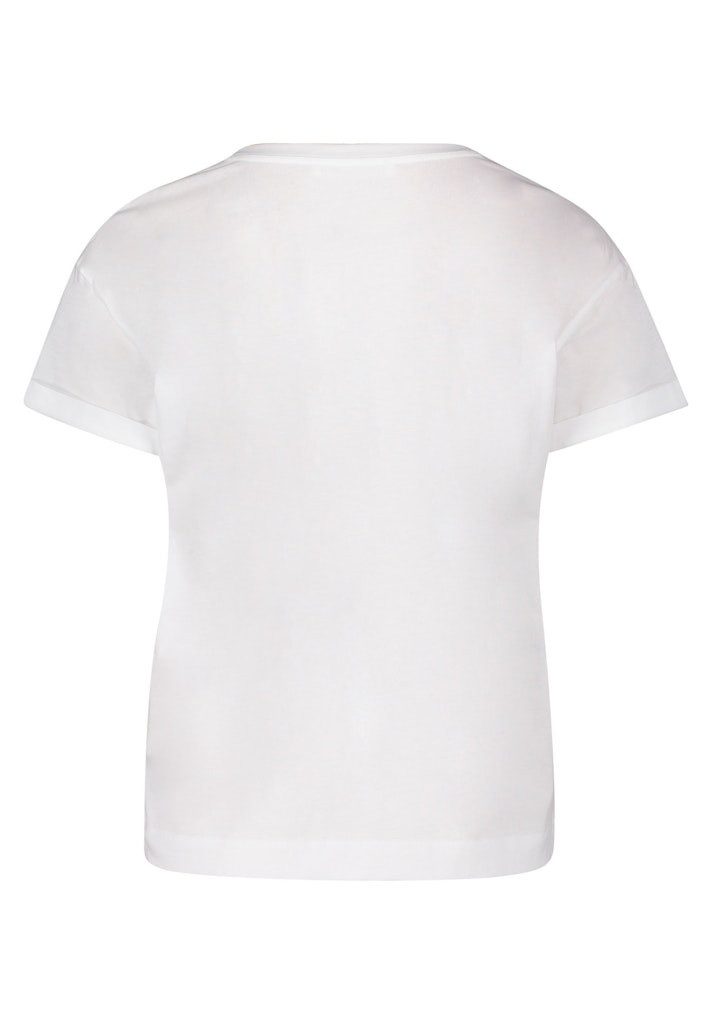 Betty&Co T-Shirt Shirt Kurz 1/2 Arm Patch White/Brown günstig online kaufen