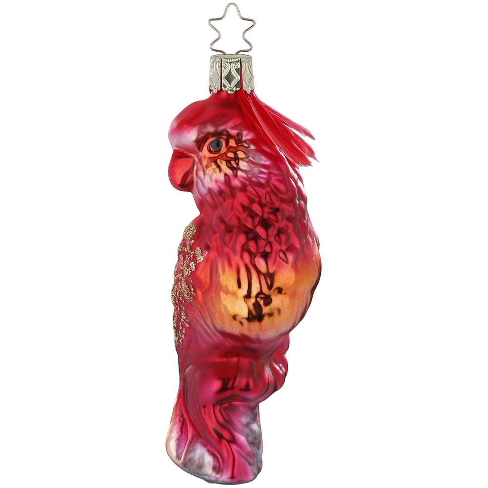 Christbaumschmuck Feuervogel, Vogel 12cm
