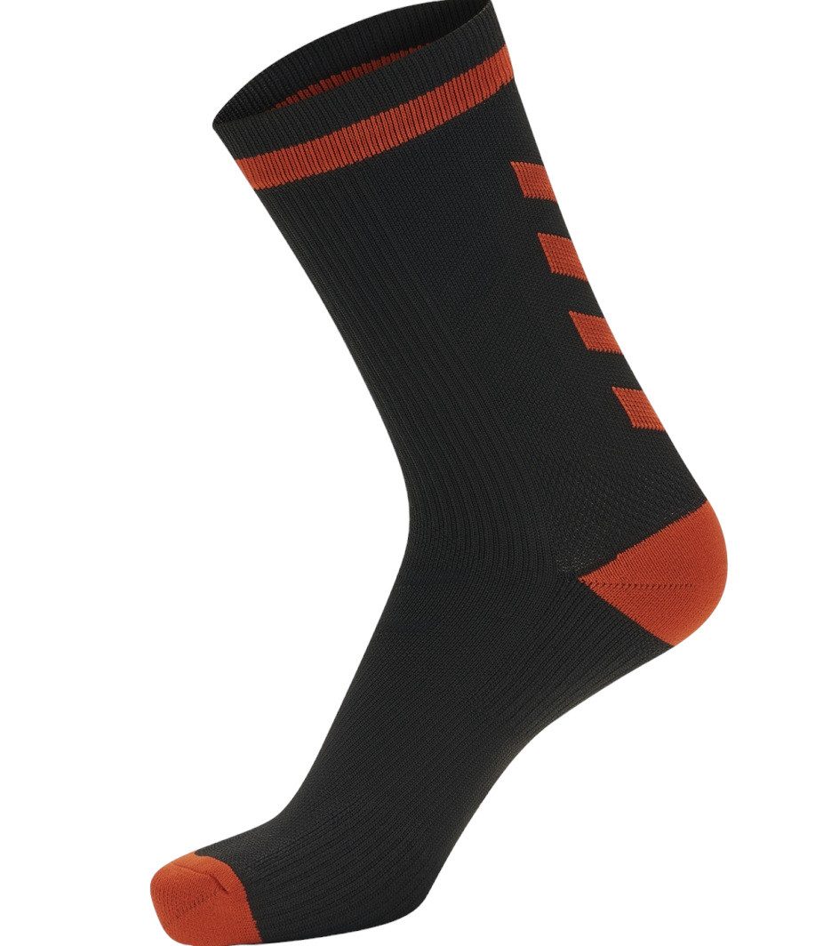 hummel Sportsocken Elite Indoor Low schwarz/rot - 1 Paar
