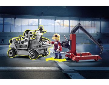 Playmobil® Spielfigur 4x Playmobil Air Stuntshow Servicestation Figuren 85er Zubehör Kinder