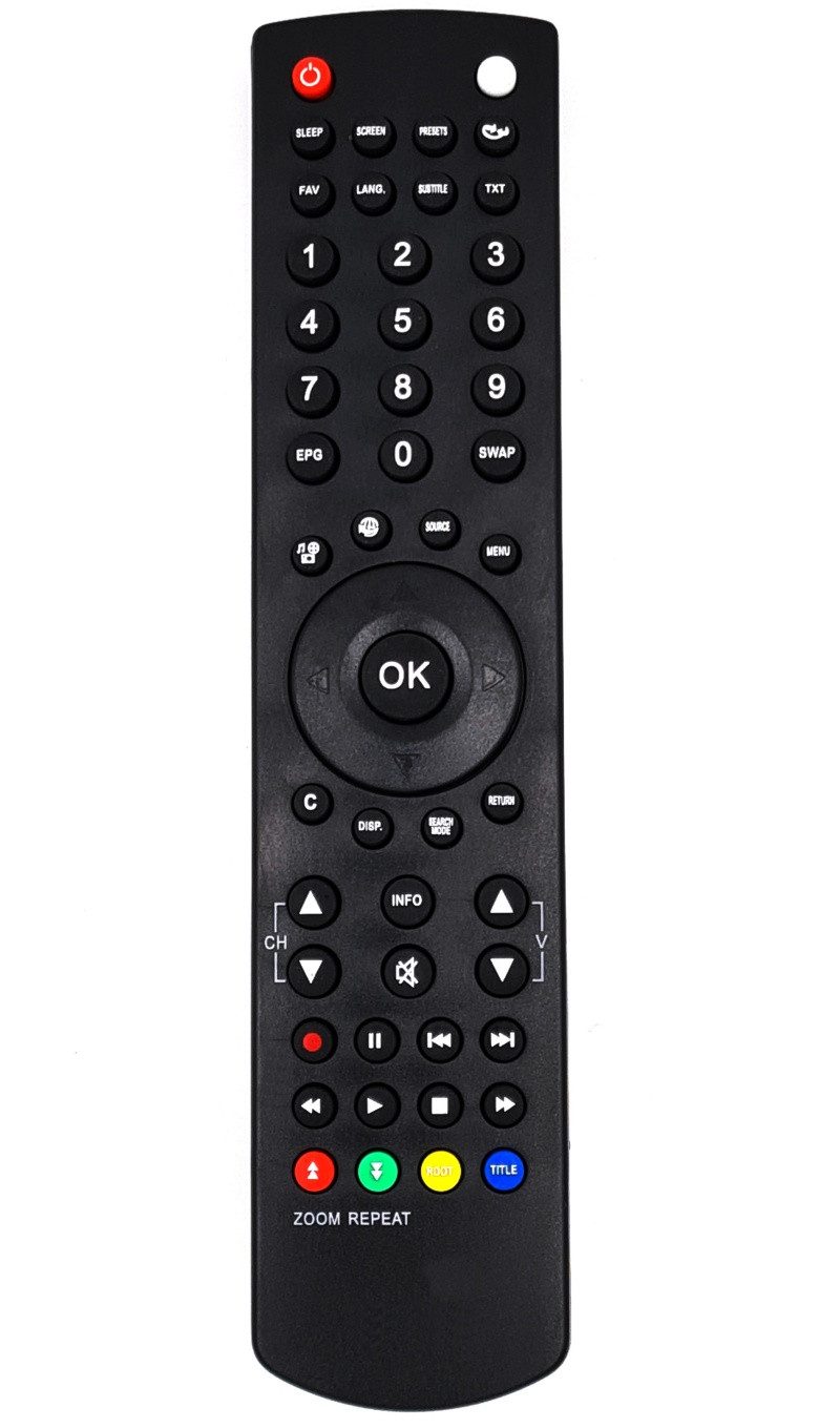 Alltro Ersatz Fernbedienung für Sharp RC1910 LCD LED TV Fernbedienung