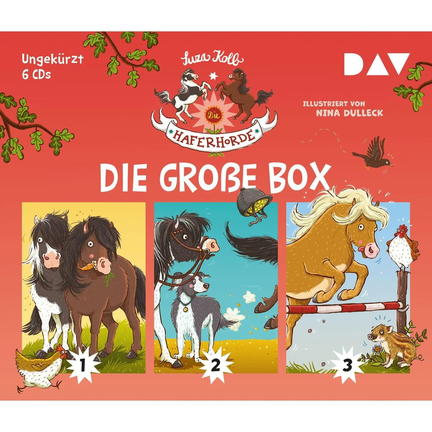 Der Audio Verlag Hörspiel Die Haferhorde - Die große Box (Teil 1-3)