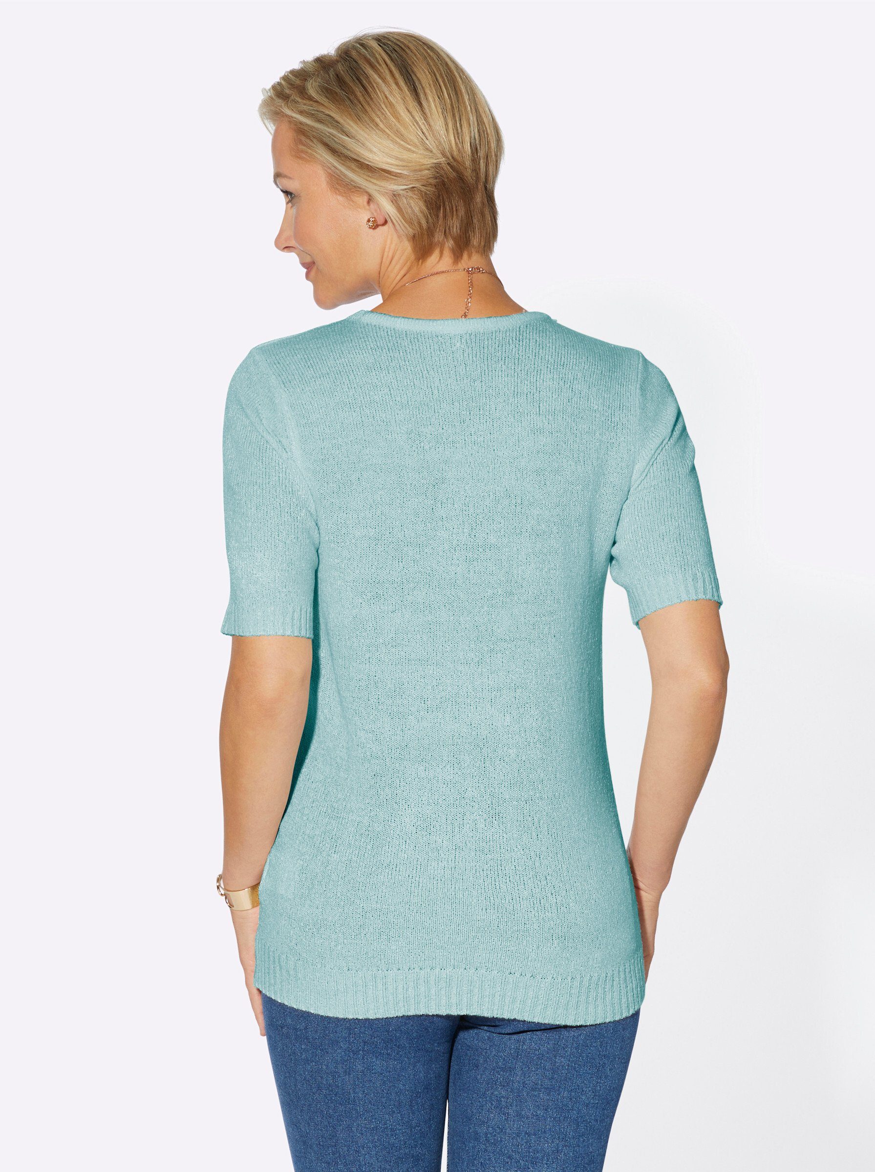 Witt Strickpullover Pullover Kurzarm Jersey günstig online kaufen
