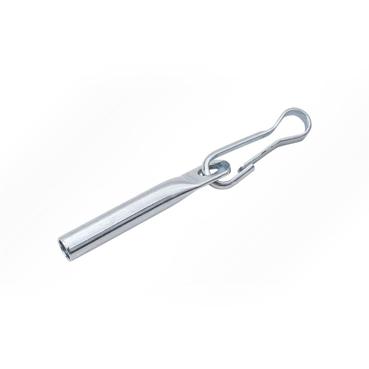 LYSEL® Seilendverschluss mit Simplexhaken verzinkt 8mm, 50mm Simplex Abspannleine (1-tlg), 76 mm [L]