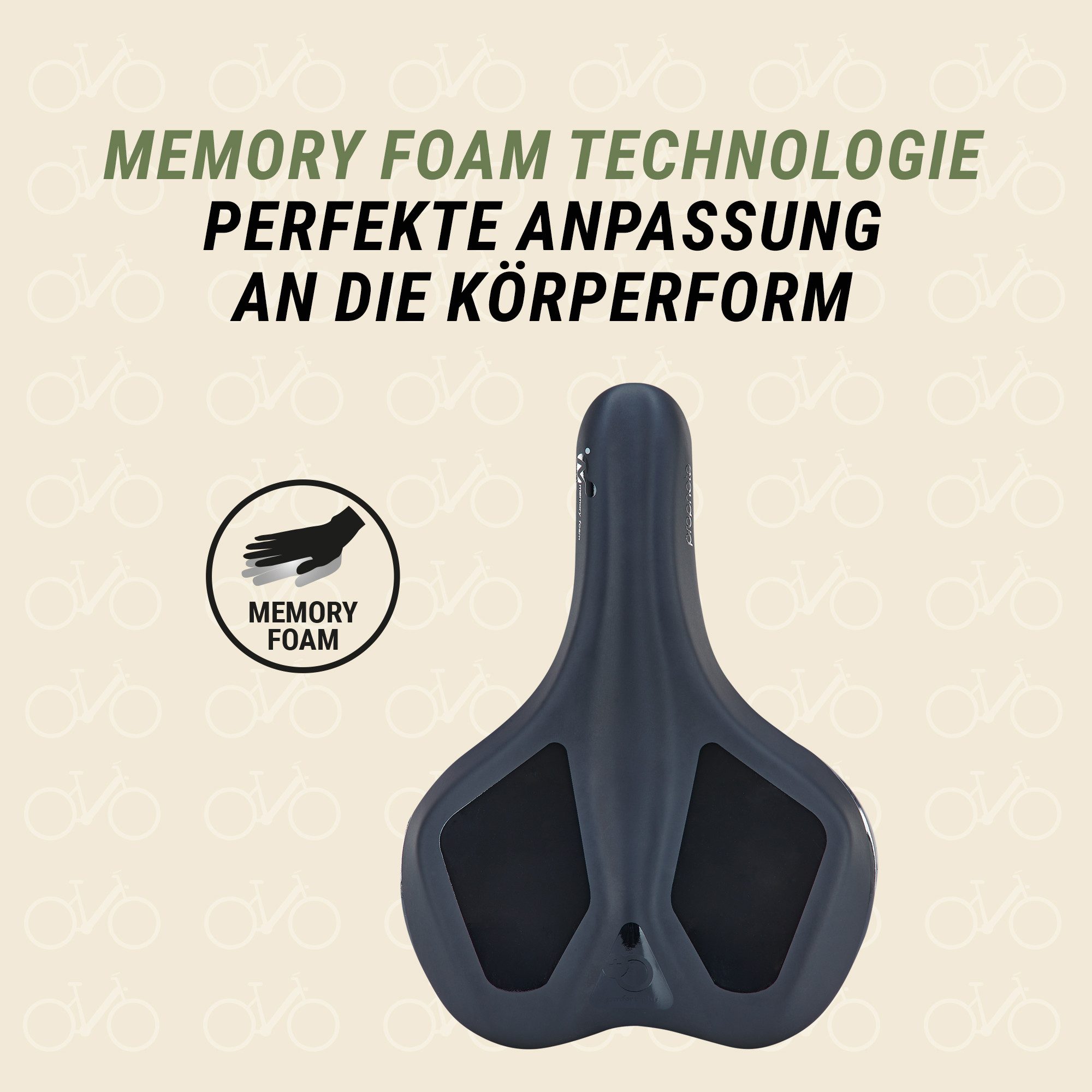 Prophete Fahrradsattel Citysattel