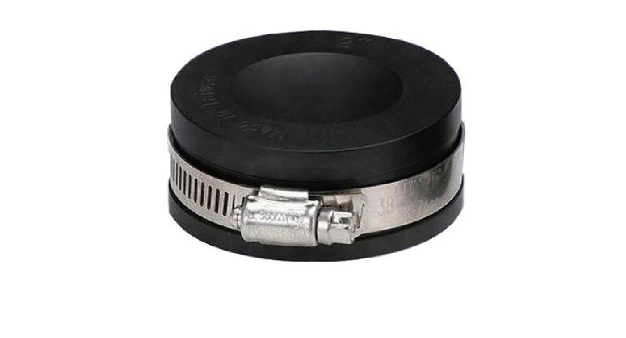 Aquaforte Muffenstopfen Flexible Endkappe 110 mm Fitting für Rohre /Beton,PVC,KG, (Set), Endkappe, 110 mm, 110 mm für 110 mm Rohr, 105-117 MM Spannbereich