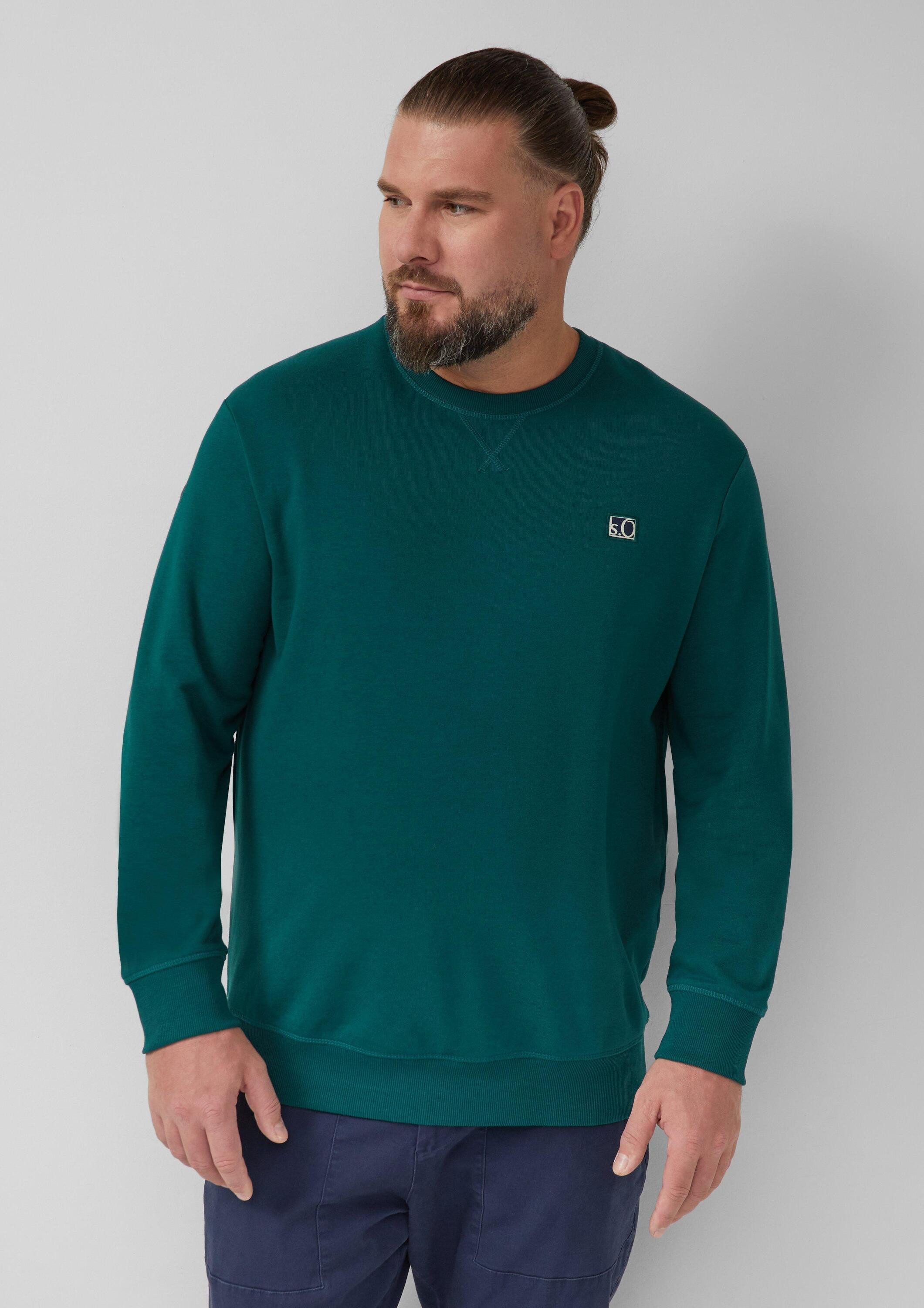 s.Oliver Sweatshirt Sweatshirt Sweatshirt aus Baumwollmix günstig online kaufen