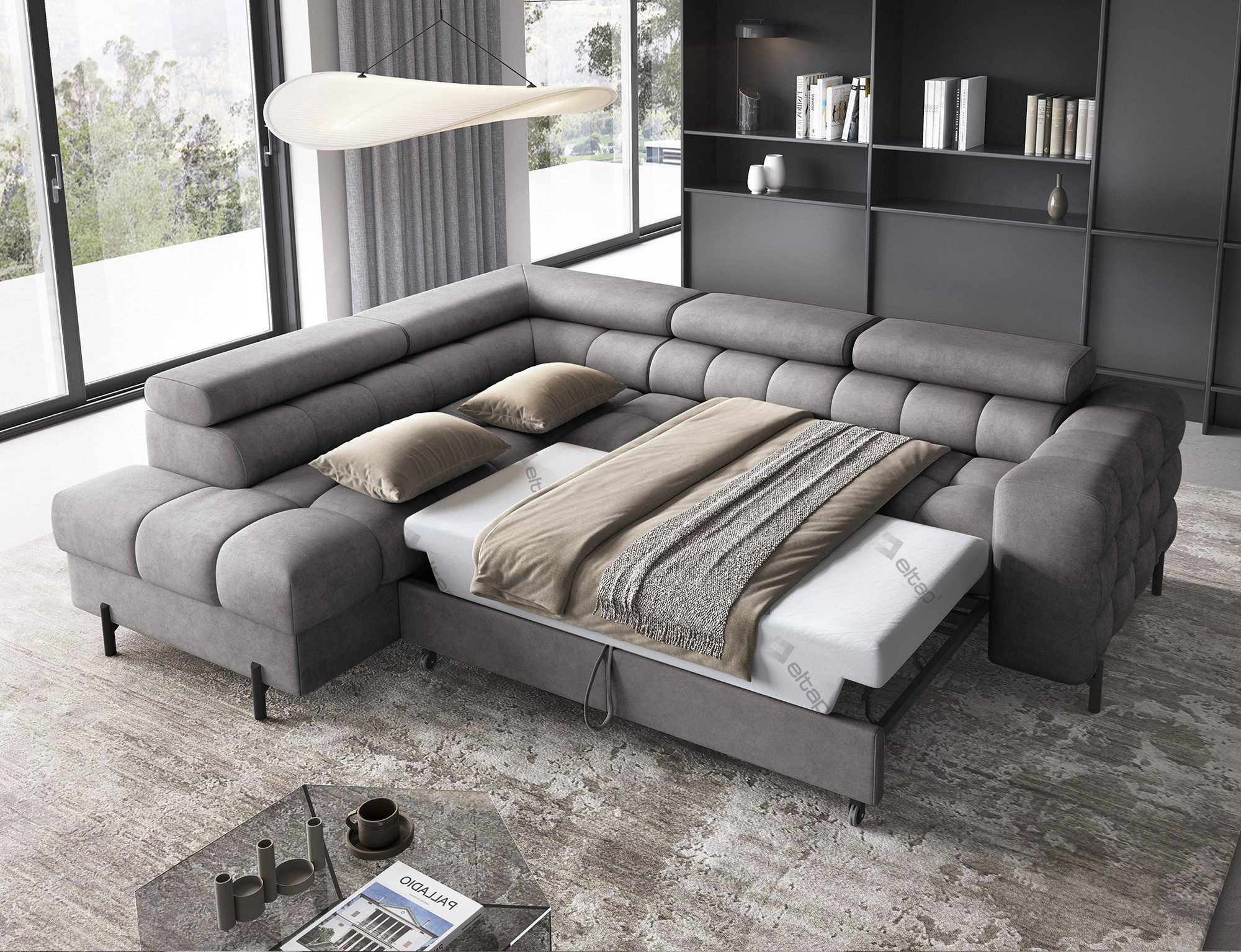 Möbel für Dich Ecksofa Ferucce 276x200x72-93 günstig online kaufen