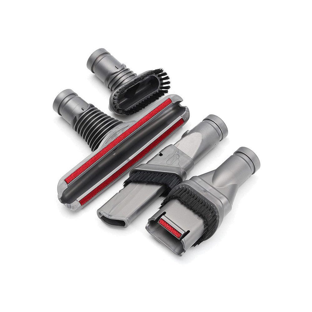 Trade-Shop Staubsaugerdüsen-Set passend für Dyson DC11 DC14 DC15 DC16 DC18 DC19 DC20 DC21 DC22, Zubehör für Dyson 918508-01, 18507-04, 914361-01, 91436101, (4-tlg), Bürsten-Set / Bürsten-Aufsätze