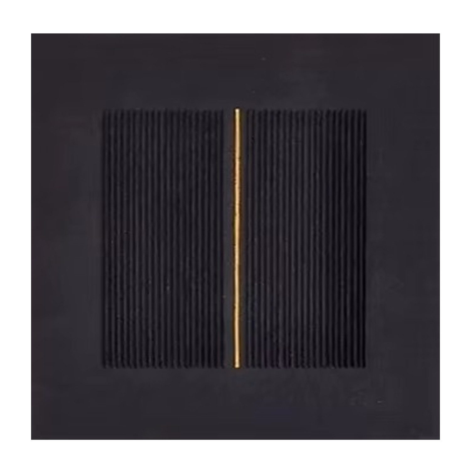 TPFLiving Kunstdruck OHNE RAHMEN, Nordi Art - 3D Textur - Minimalistische Linien - (Leinwandbild XXL), Farben: Farben: Schwarz und beige - Größe: 15x15cm
