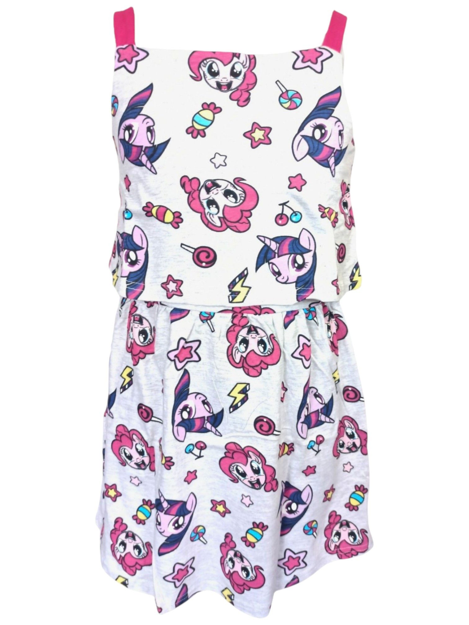 My Little Pony Sommerkleid Mädchen Jerseykleid mit Träger Gr. 98-128 cm