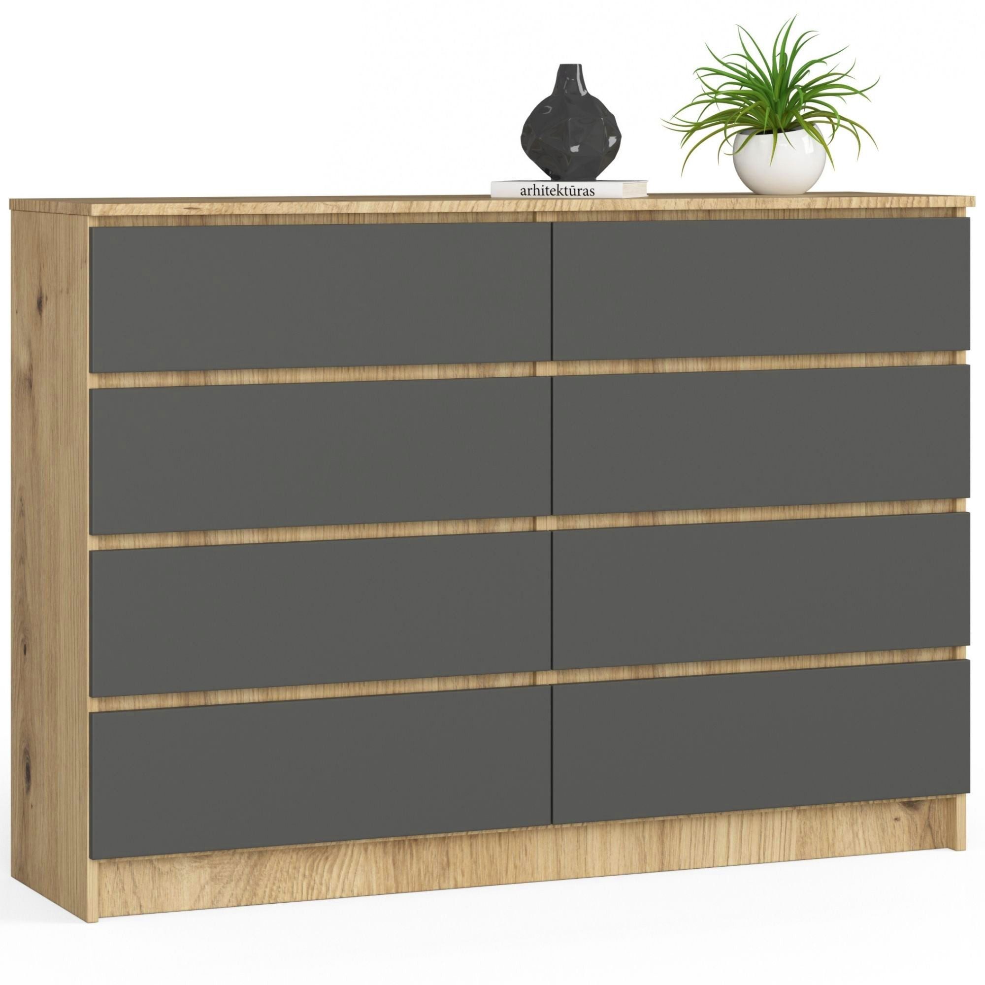 Eiche Artisan-Graphit Grau