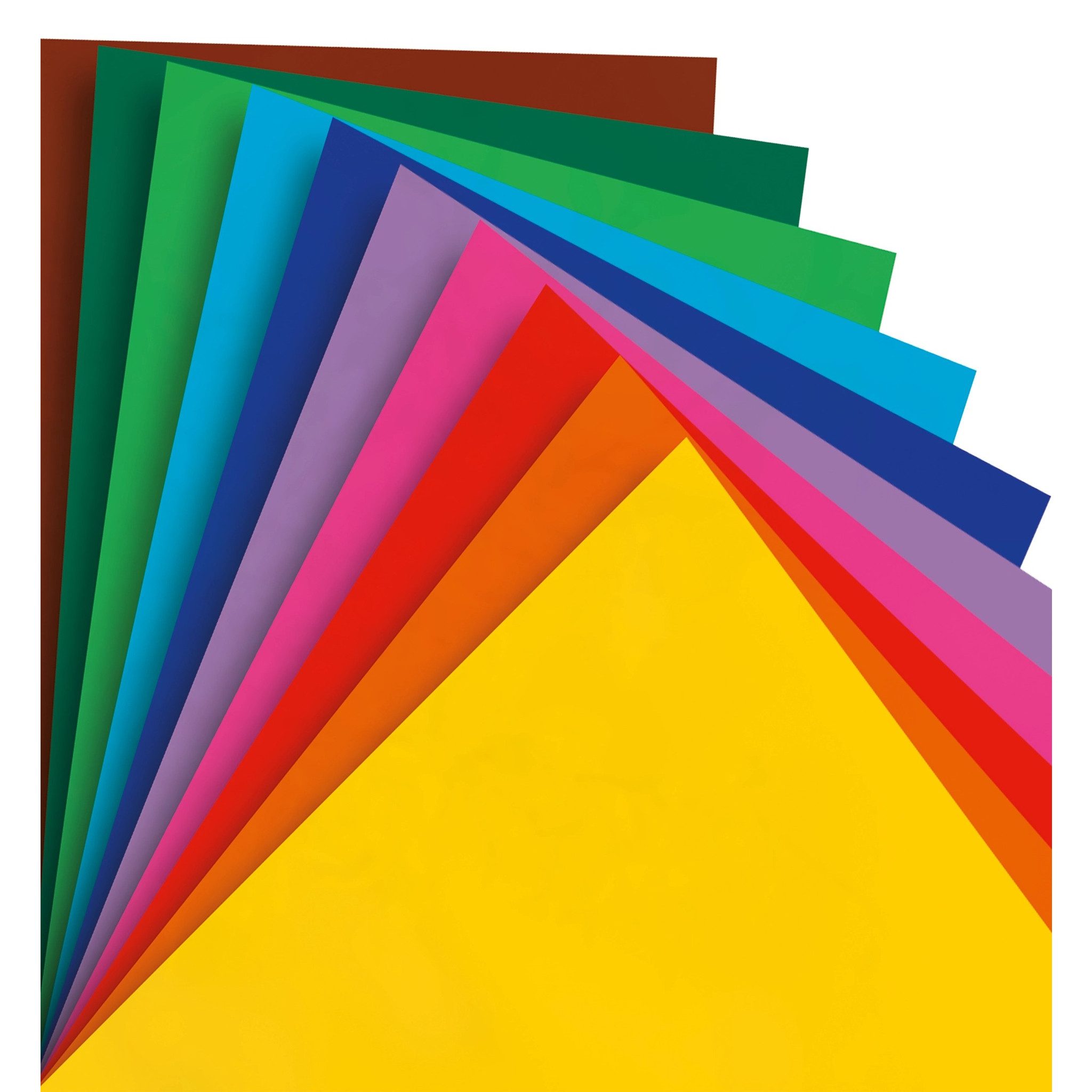 Folia Fensterfolie 455409, 23 x 33 cm, selbsthaftend, 10 Farben