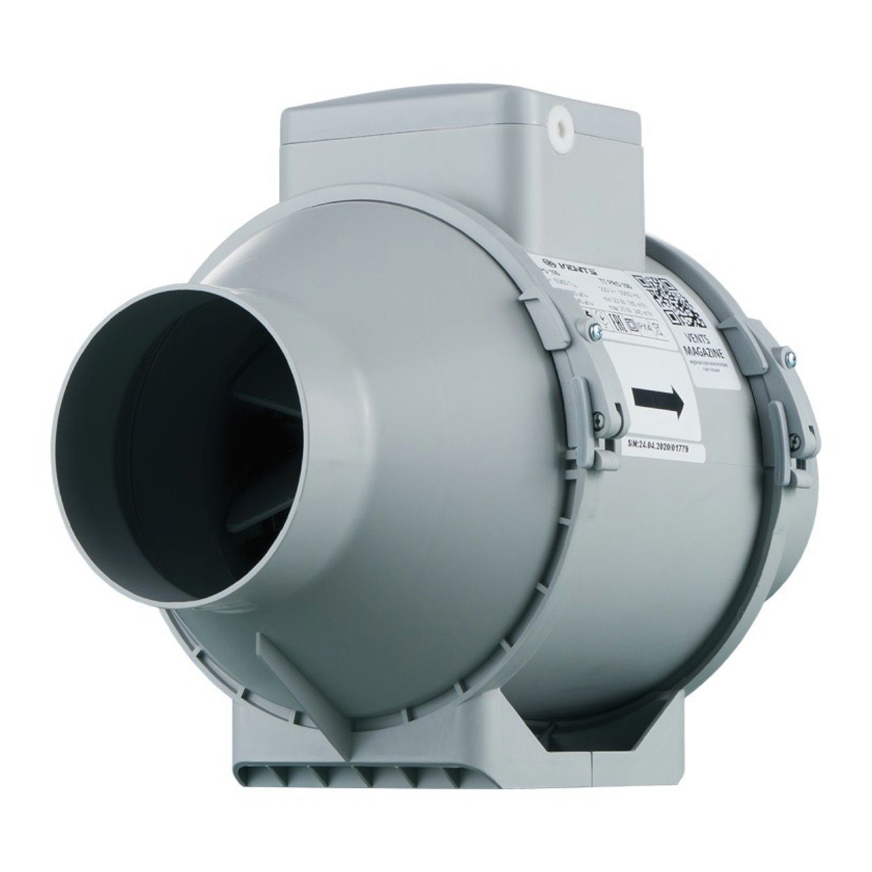 Vents Wandventilator Rohrventilator Lüfter TT Pro 100 U bis 245 m³/h, Temperatursensor