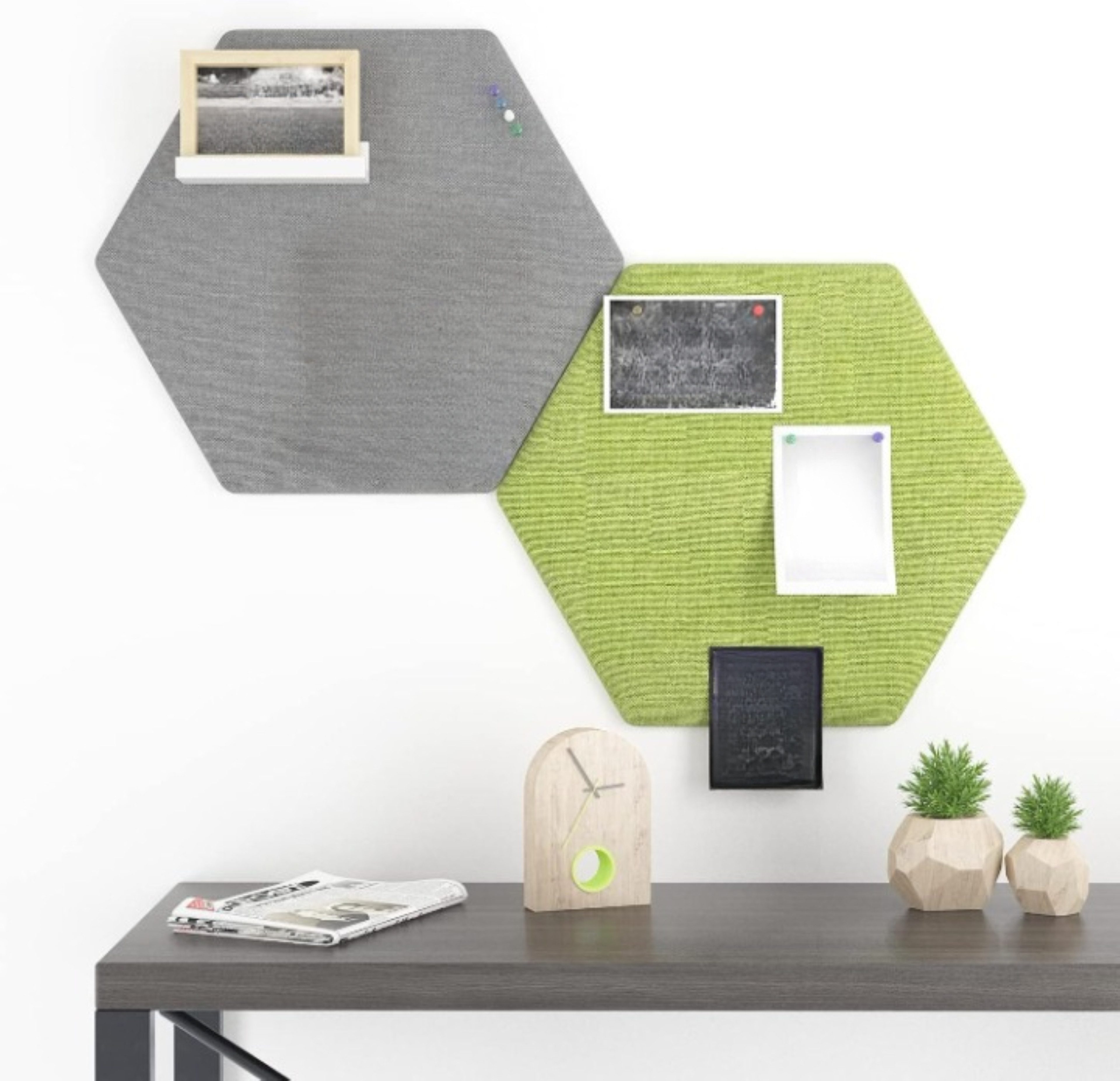 LA CUTE Pinnwand Sechseckige Pinnwand-Set – DIY Memoboard für Zuhause & Bür günstig online kaufen