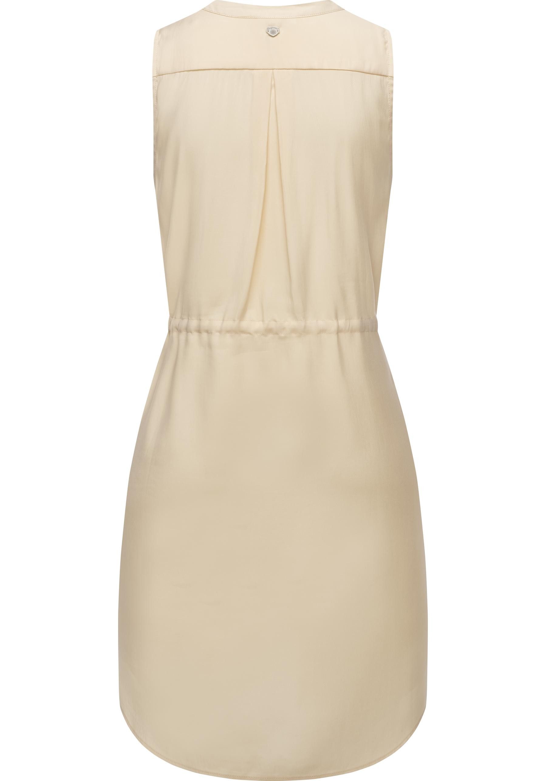 Ragwear Blusenkleid Roissin stylisches Sommerkleid mit Bindeband