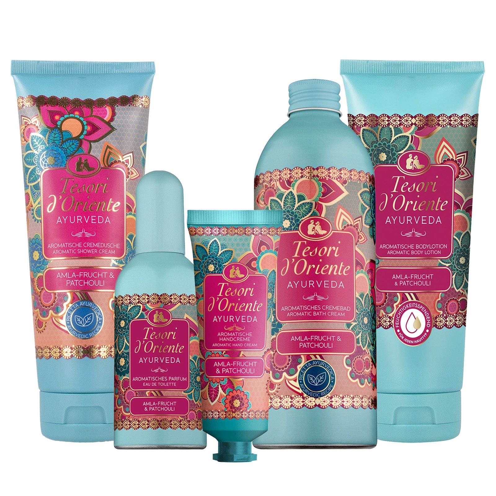 Tesori d´Oriente Pflege-Geschenkset TESORI D'ORIENTE Wellness Ritual Ayurveda - SET 5 tlg. Set