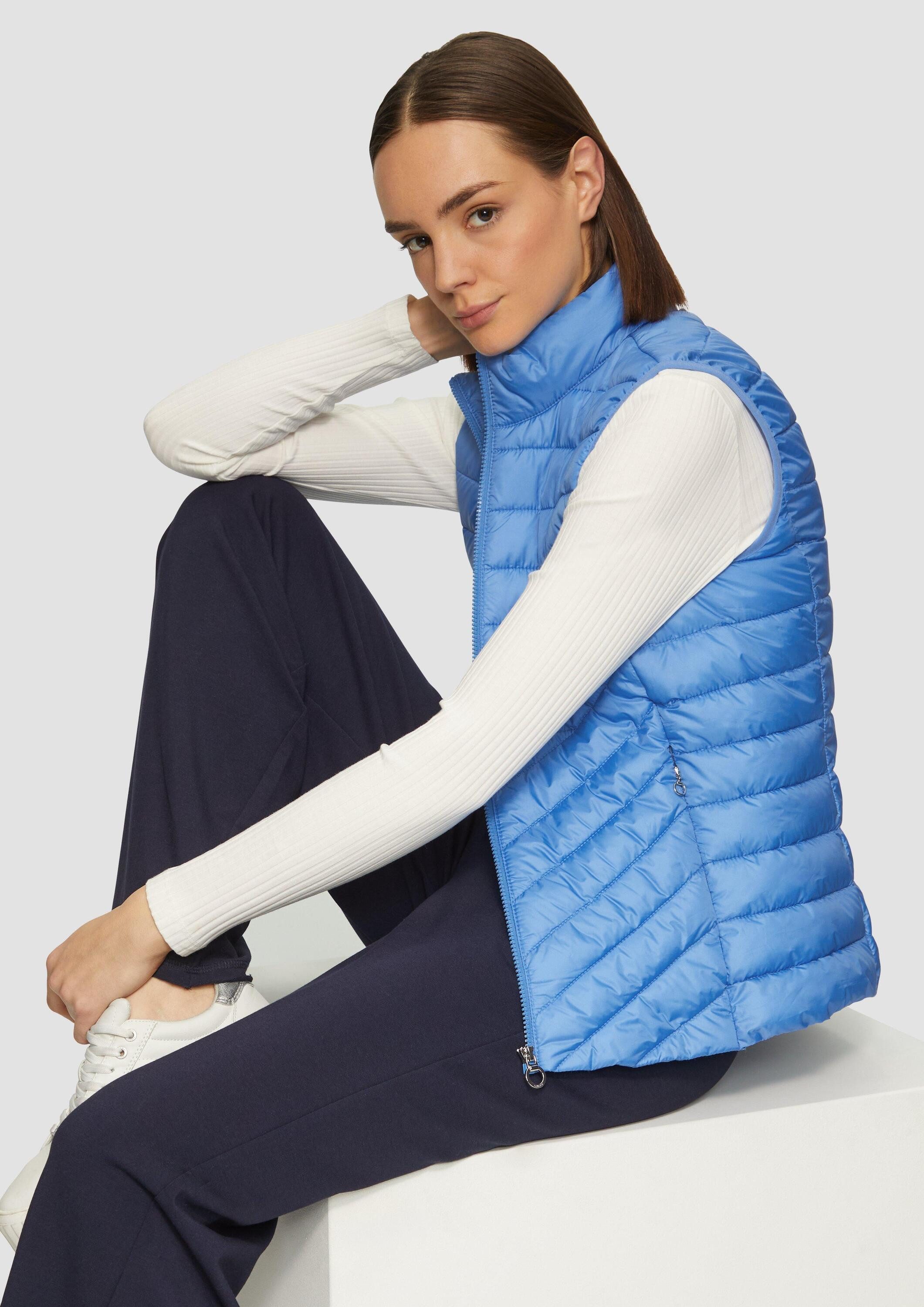 s.Oliver Outdoorjacke Outdoor-Weste Leichte Steppweste mit günstig online kaufen