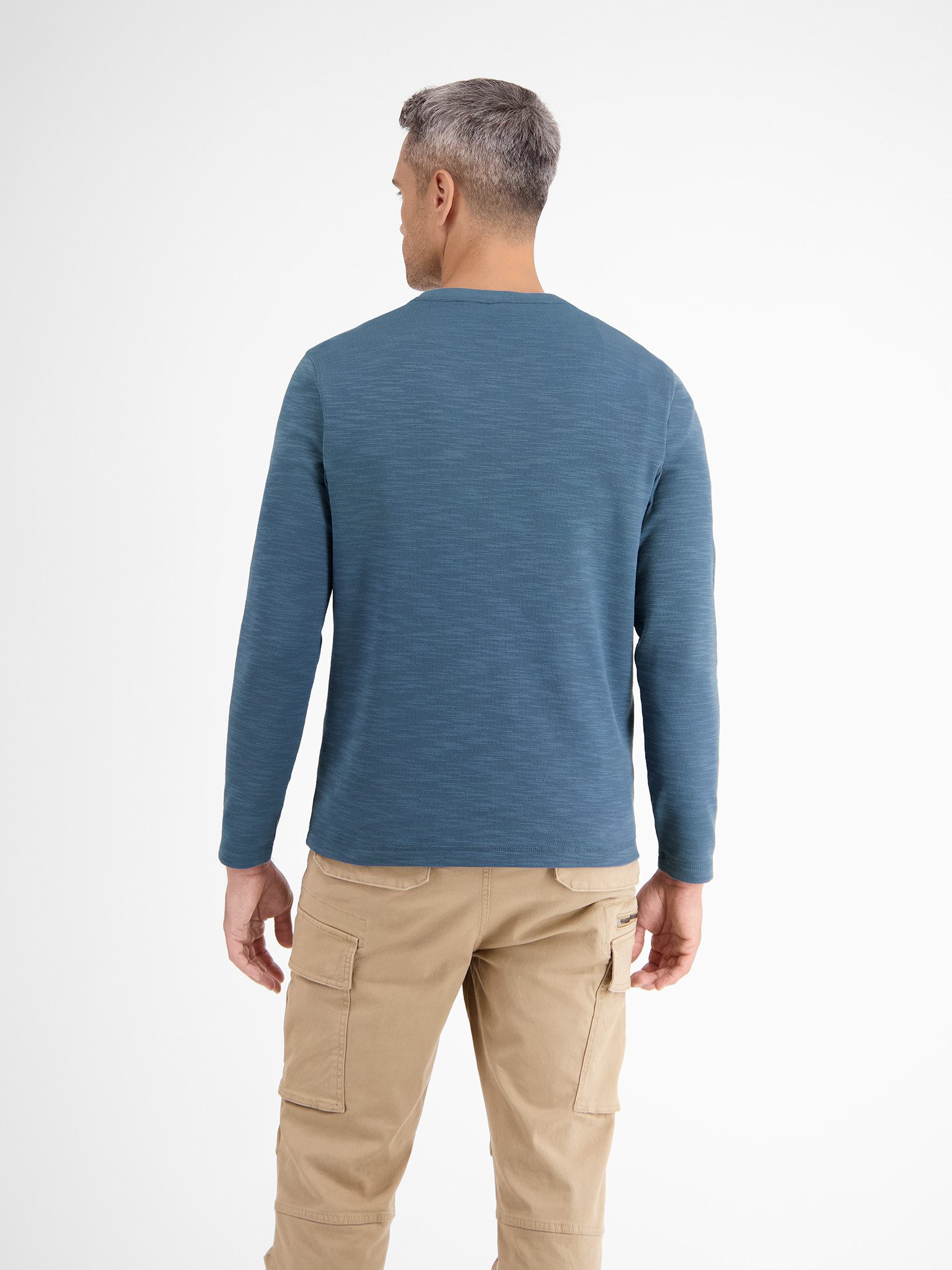 LERROS Langarmshirt mit Serafino Ausschnitt günstig online kaufen