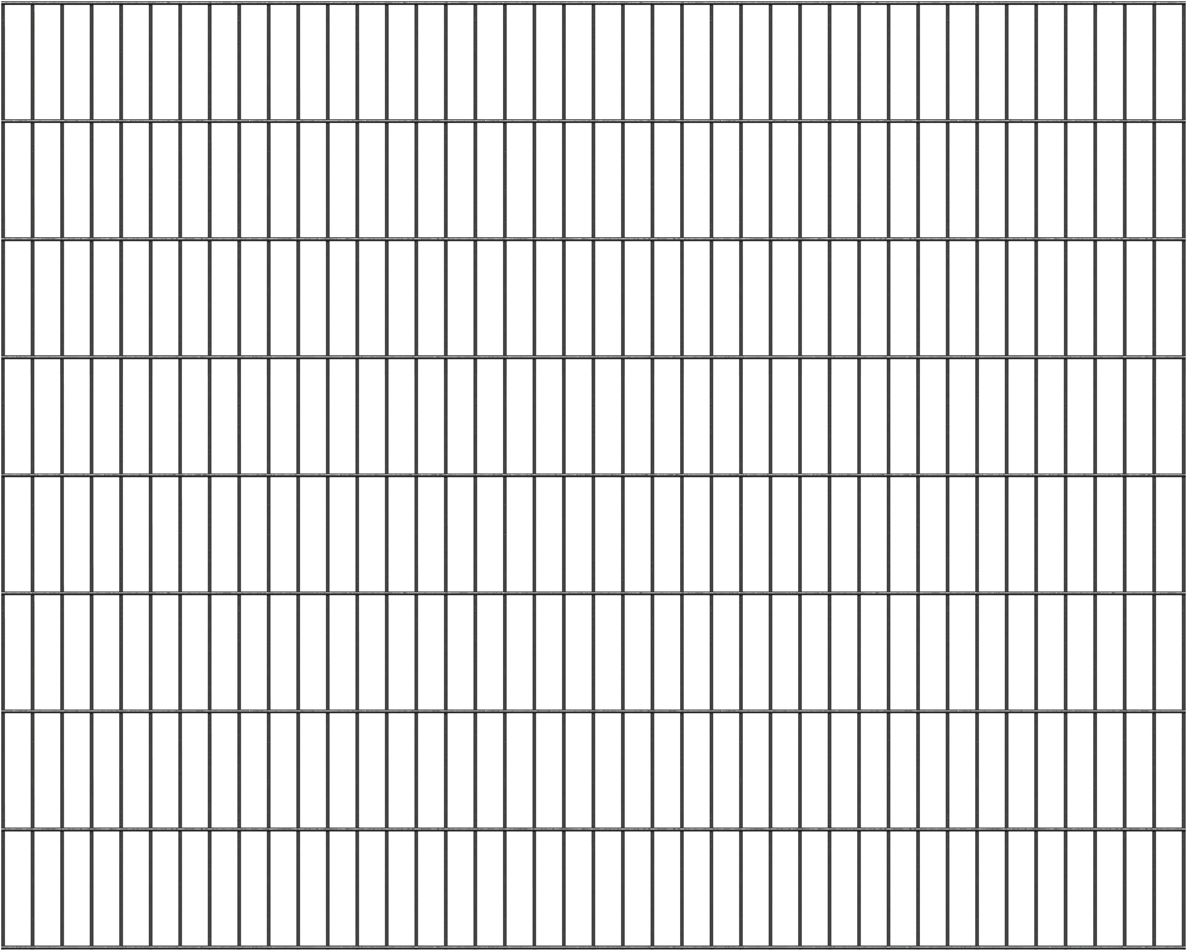 Alberts Doppelstabmattenzaun Doppelstab-Gittermatte 6/5/6, LxH: 200x160 günstig online kaufen