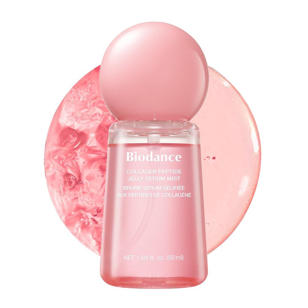 Biodance Gesichtsserum BIODANCE Collagen Peptide Jelly Serum Mist 50 ml, 1-tlg., mit Kollagenwasser, Peptidkomplex, Niacinamide und Hyaluron