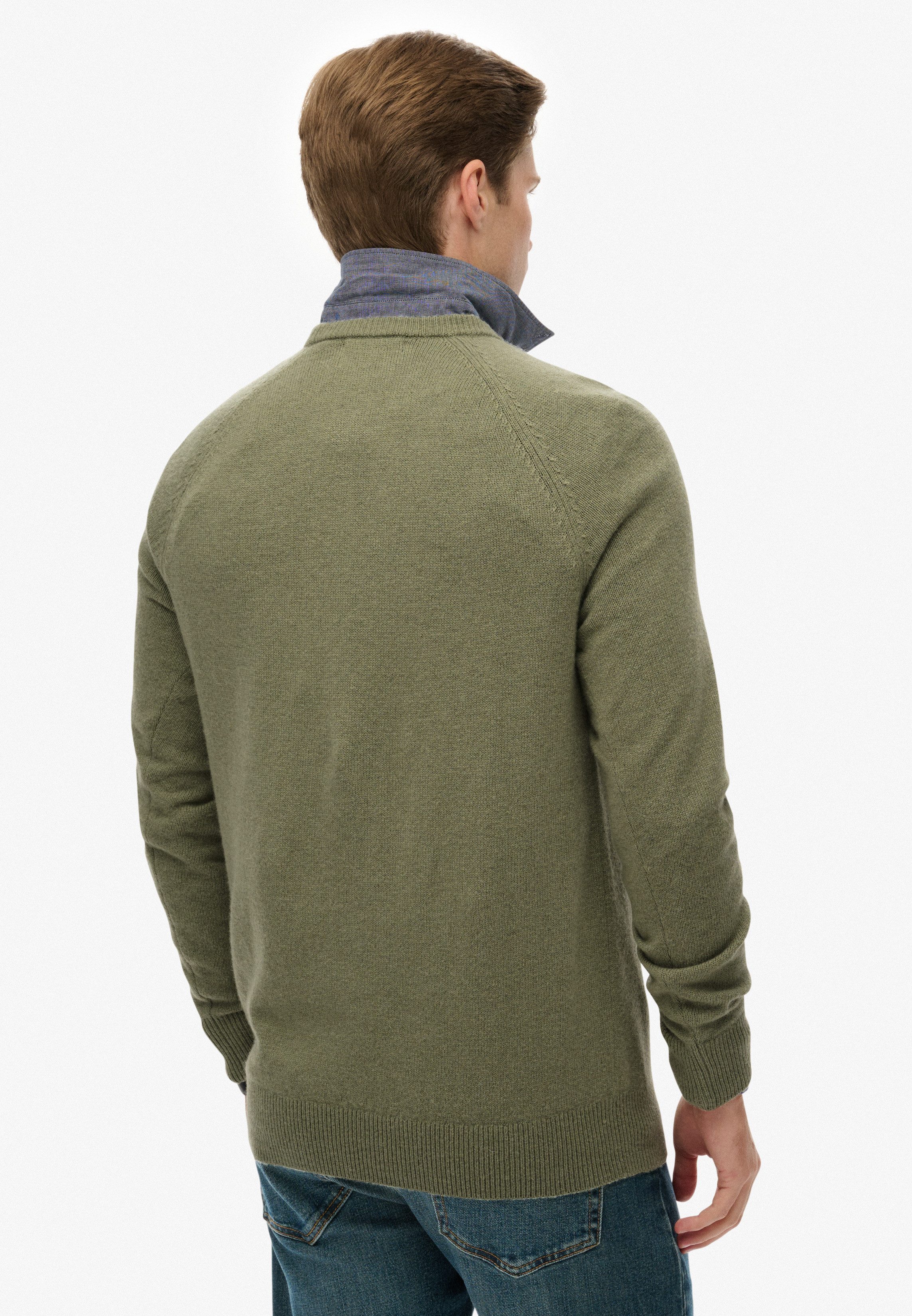 Superdry Strickpullover WOOL BLEND JUMPER günstig online kaufen