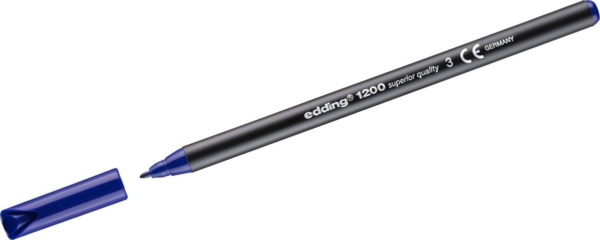 edding Tintenfeinschreiber Fasermaler edding 1200 colourpen 1mm blau