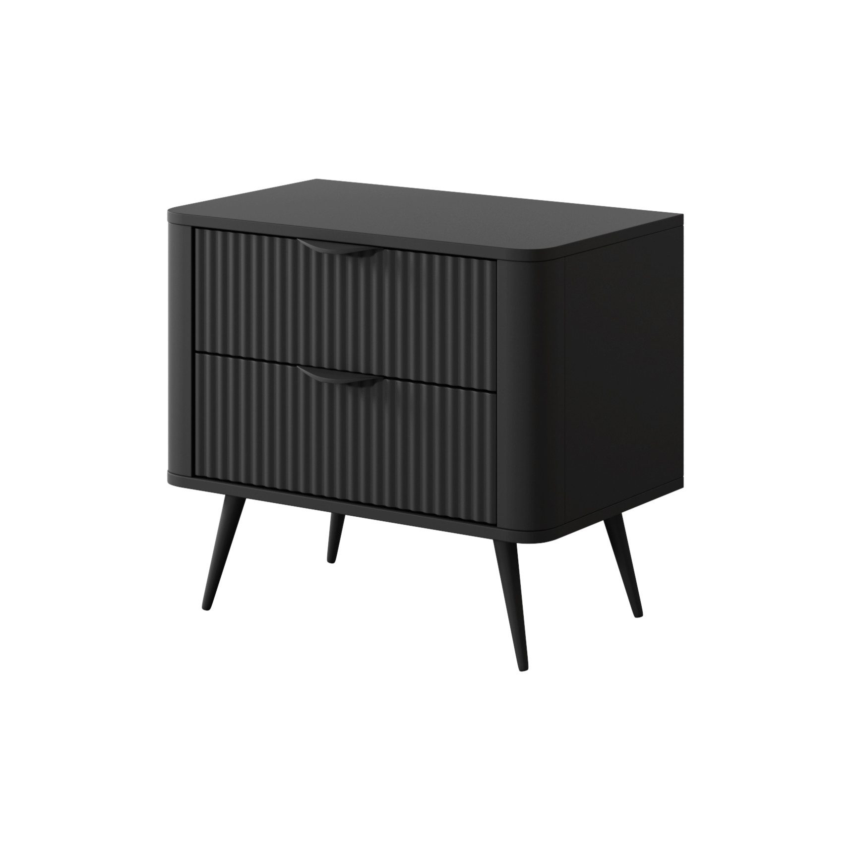 yourhouse24 Nachttisch mit Schublade LANTE 2S beige/gold, schwarz – Bild 3 von 5