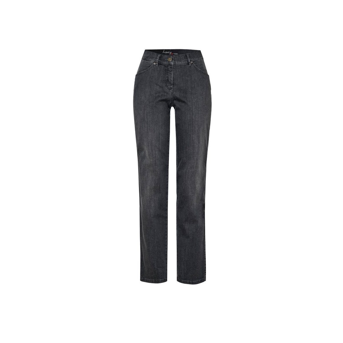 5-Pocket-Jeans TONI (1-tlg) dunkel-grau