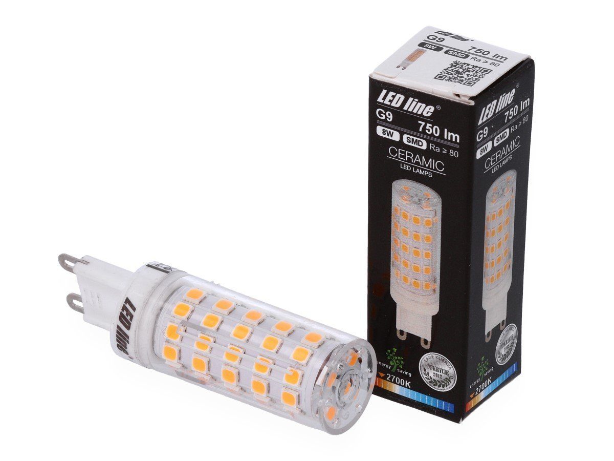LED-Line LED-Leuchtmittel G9 LED Leuchtmittel 8W günstig online kaufen