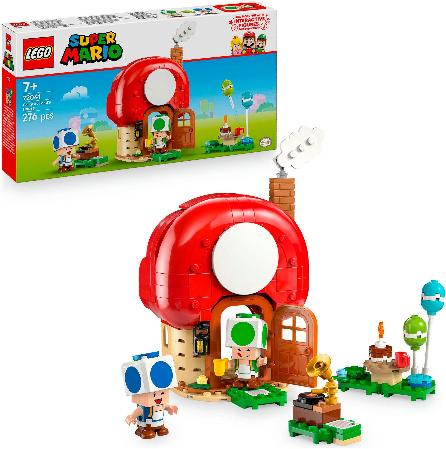 LEGO® Party beim Toad-Haus (72041), LEGO Super Mario Konstruktionsspielstei günstig online kaufen