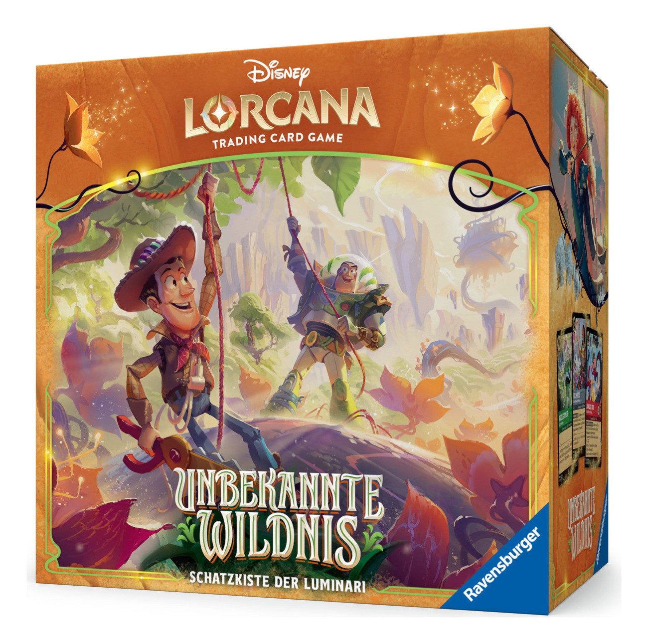 Ravensburger Sammelkarte Disney Lorcana TCG Unbekannte Wildnis Schatzkiste der Luminari *Deutsc