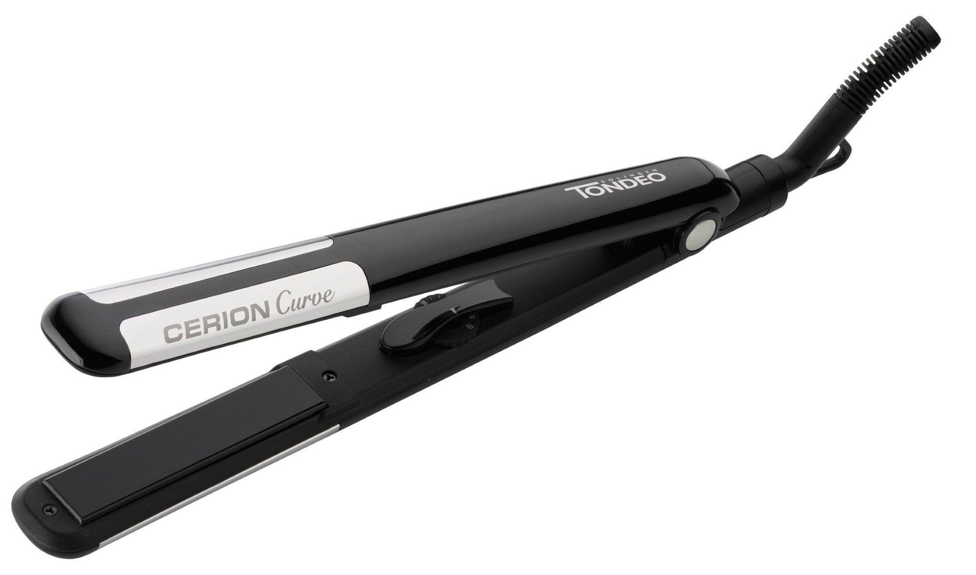 TONDEO Glätteisen Tondeo Cerion Curve-Strecker-Schwarz