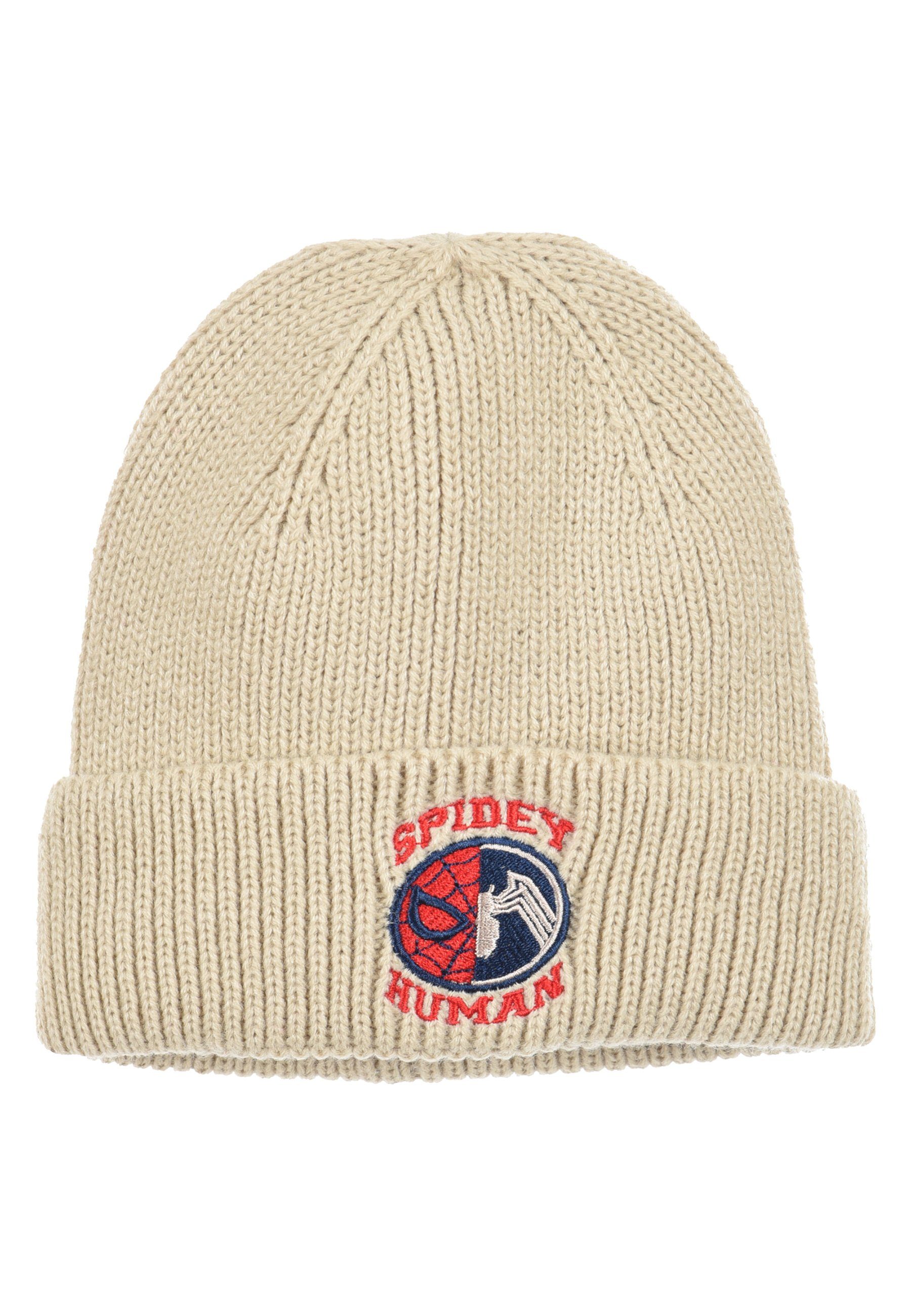 Spiderman Beanie Kinder Jungen Strickmützte Winter-Mütze