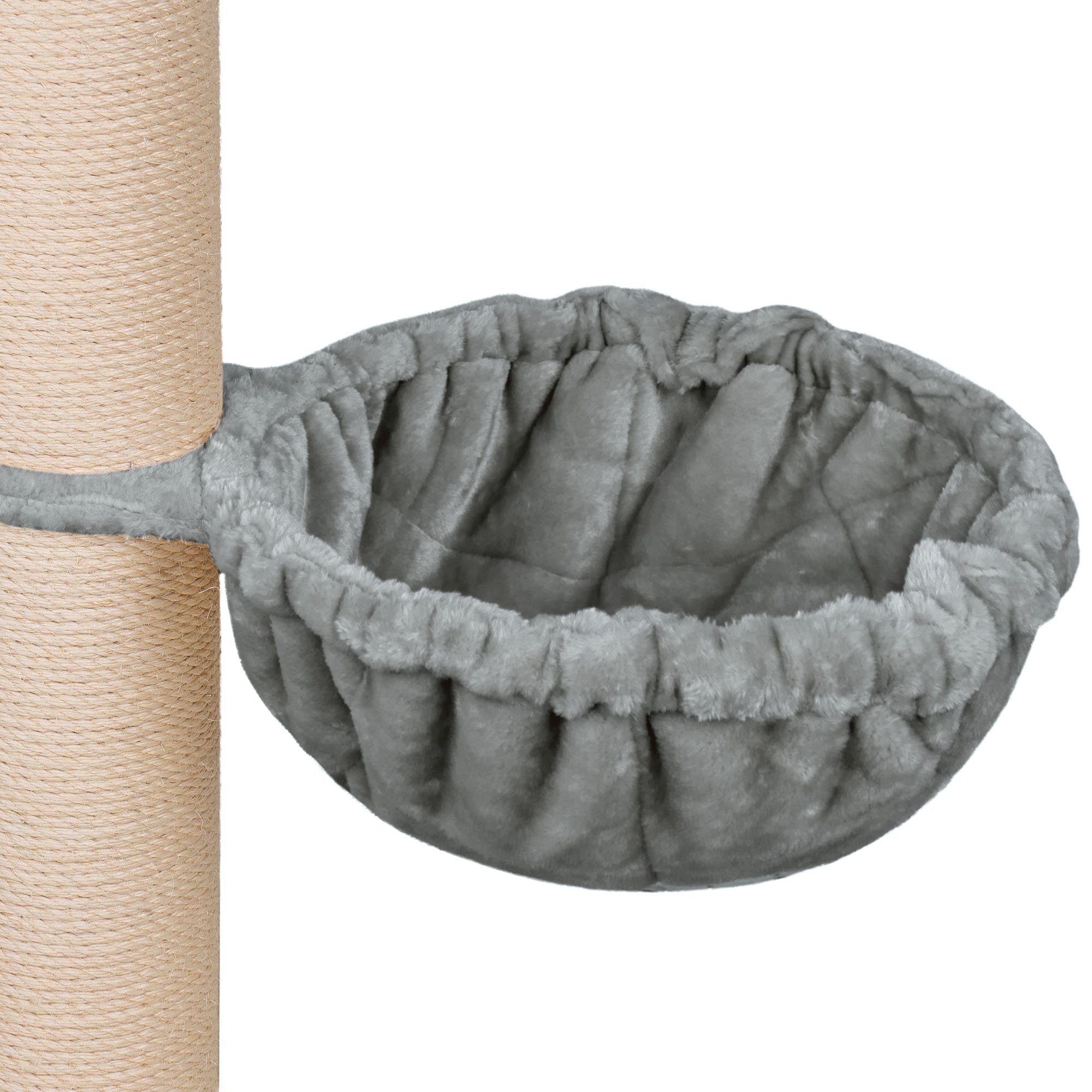 Happypet Kratzbaum, 600g Plüsch, ca. Ø 45 cm, Belastbar bis 15 kg