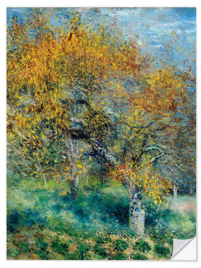 Posterlounge Wandfolie Pierre-Auguste Renoir, Der Birnbaum, Malerei
