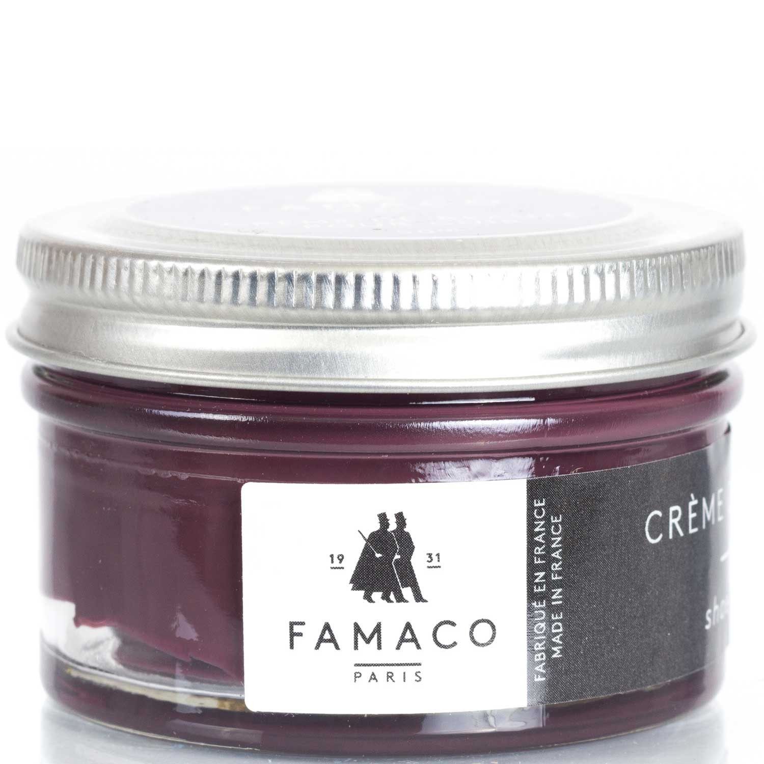 Famaco FAMACO Ledercreme Schuhemulsion für Glattleder Purpur-Töne 50 ml Schuhcreme