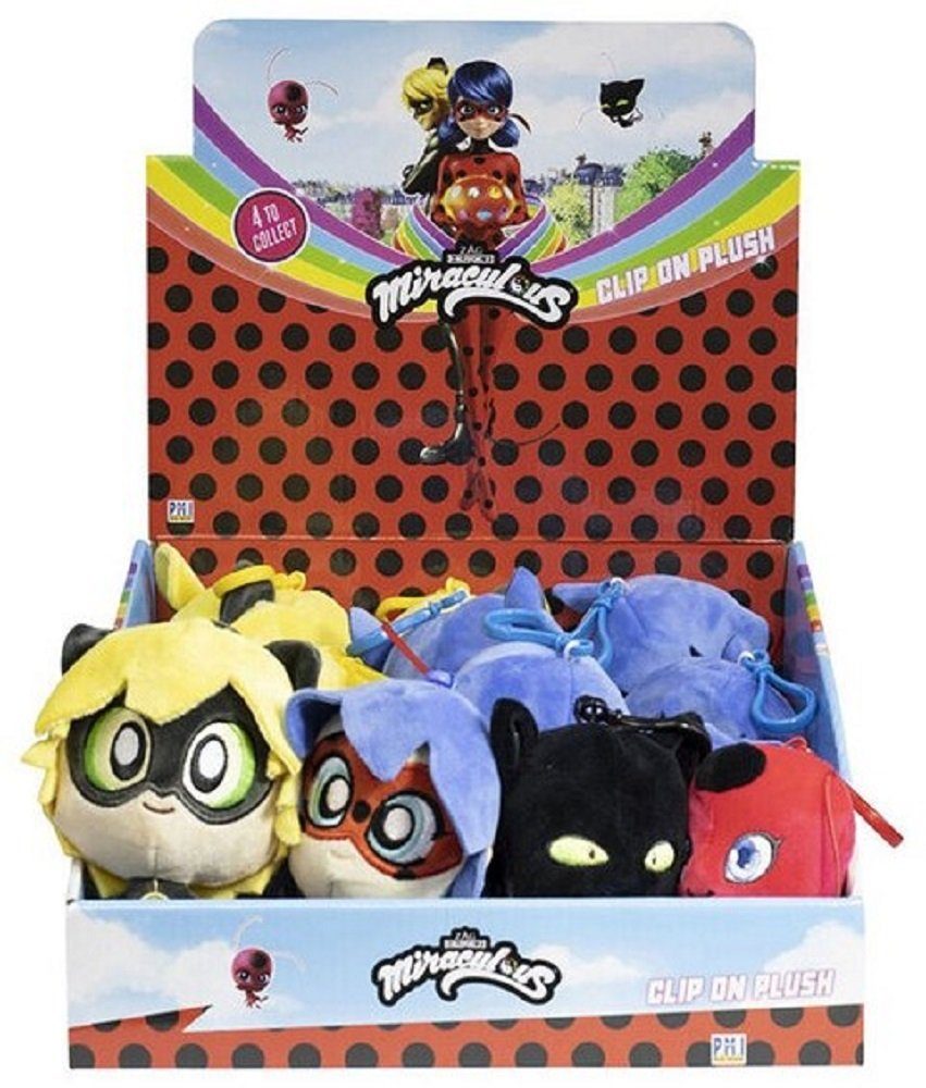 Miraculous Kuscheltier Miraculous Kuscheltier Cat Noir Kuscheltier 18 cm  Plüsch Plüschtier (1-St), Super weicher Plüsch Stofftier Kuscheltier für Kinder zum spielen