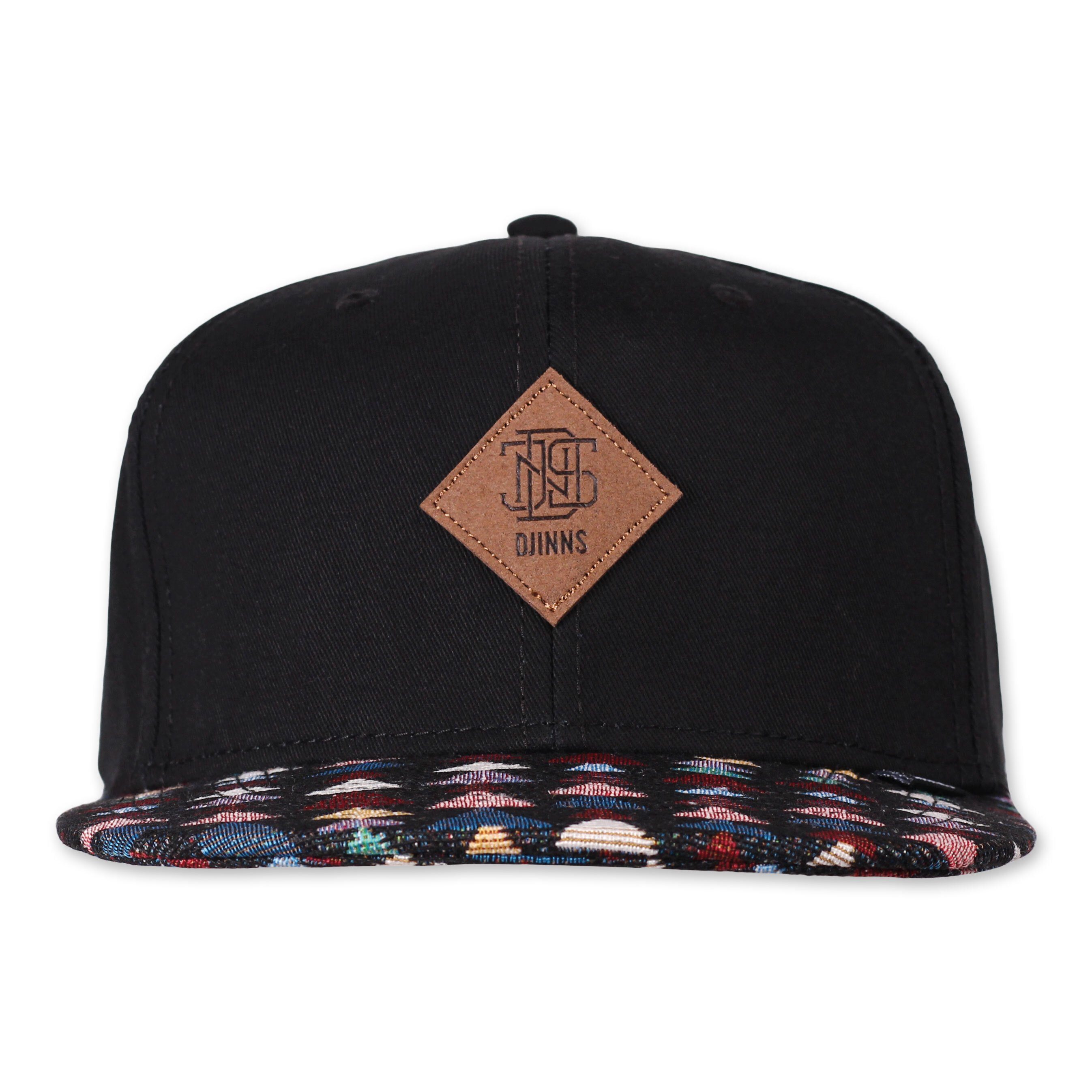 Djinns Snapback Cap 6P SB Inka Delta Rev. Black pattern