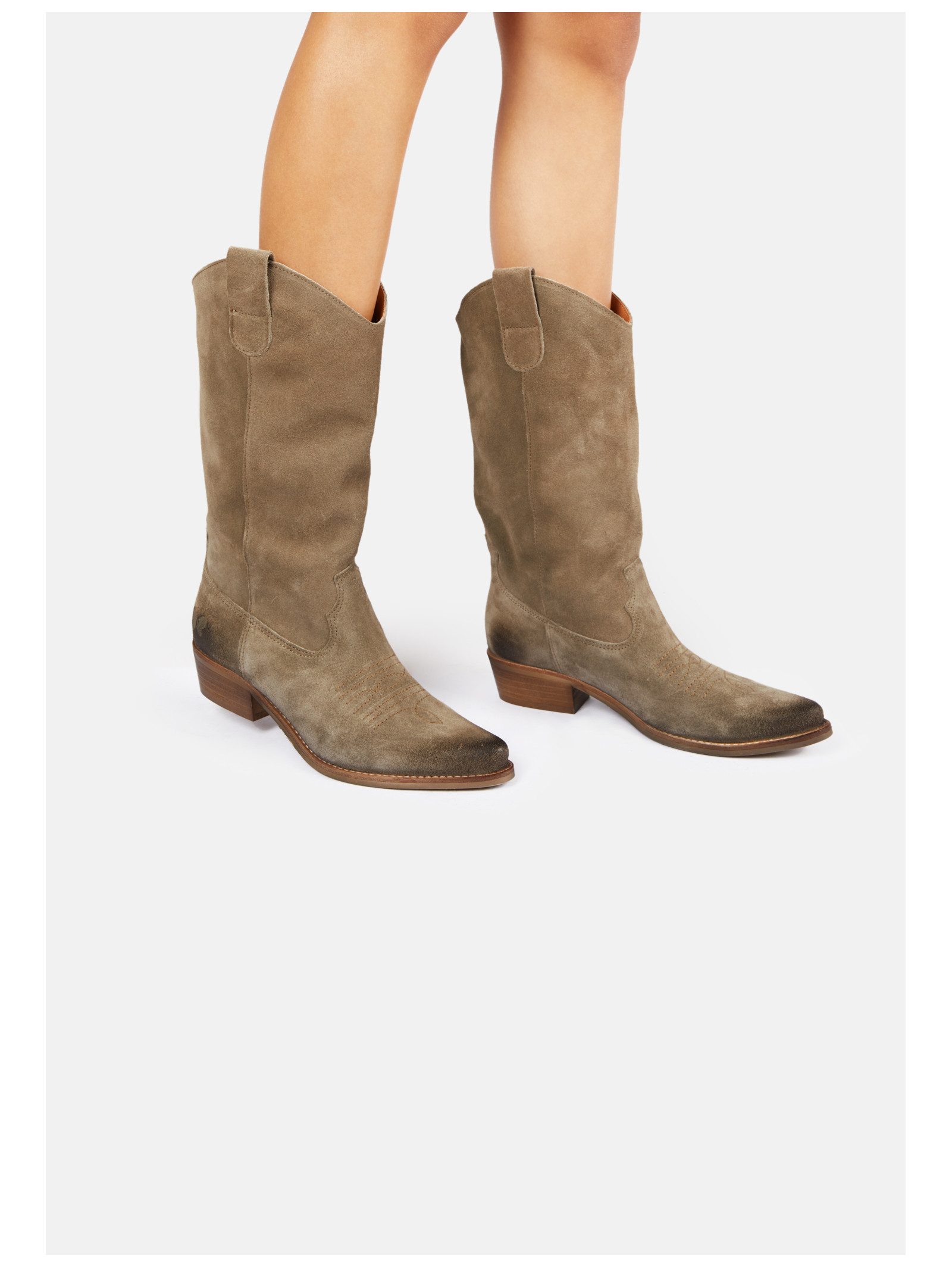 Felmini Stiefel Leder . Bikerboots