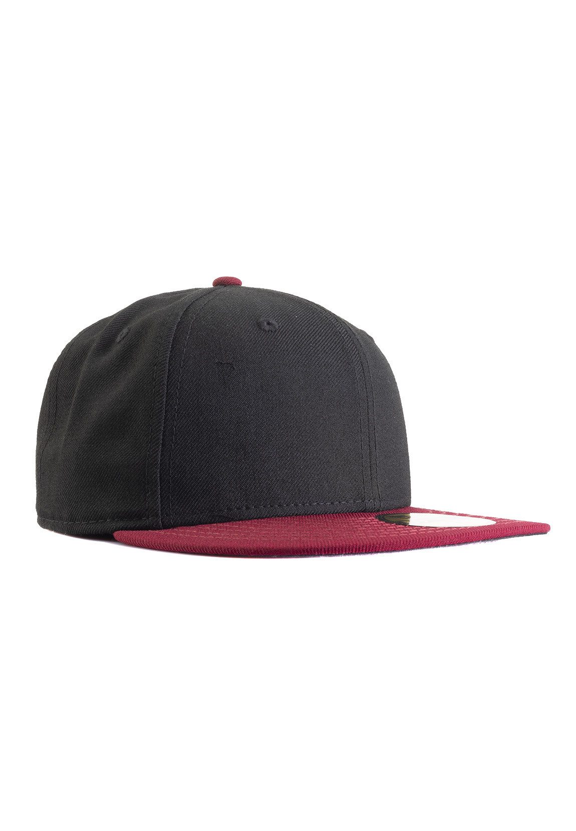New Era Fitted Cap New Era 59Fifty Cap NE BLK CAR Schwarz Bordeaux günstig online kaufen