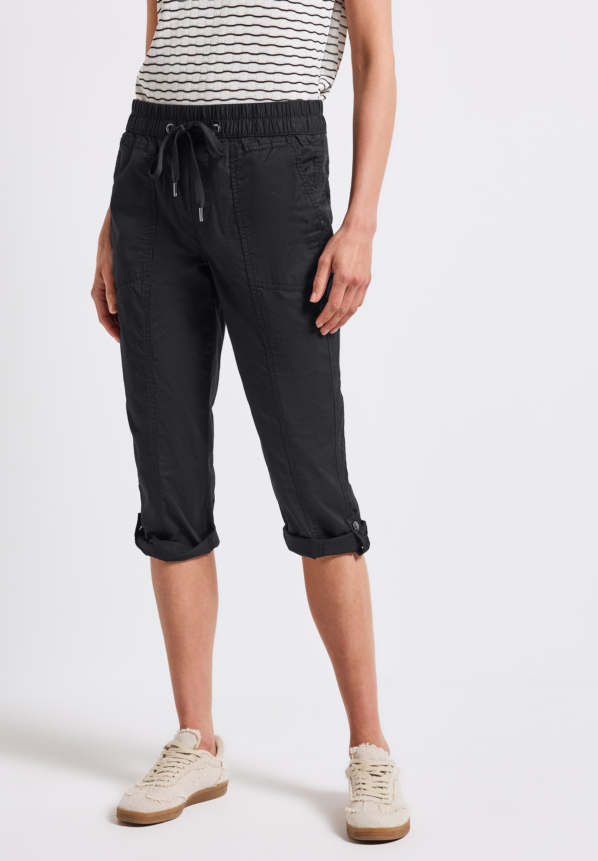 STREET ONE 3/4-Hose, Middle Waist günstig online kaufen