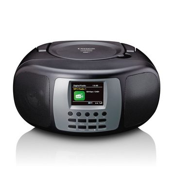 Lenco SCD-860 Boomxbox mit DAB+/FM-Radio Farbdisp. BT Boombox (FM-Tuner, 2 W)