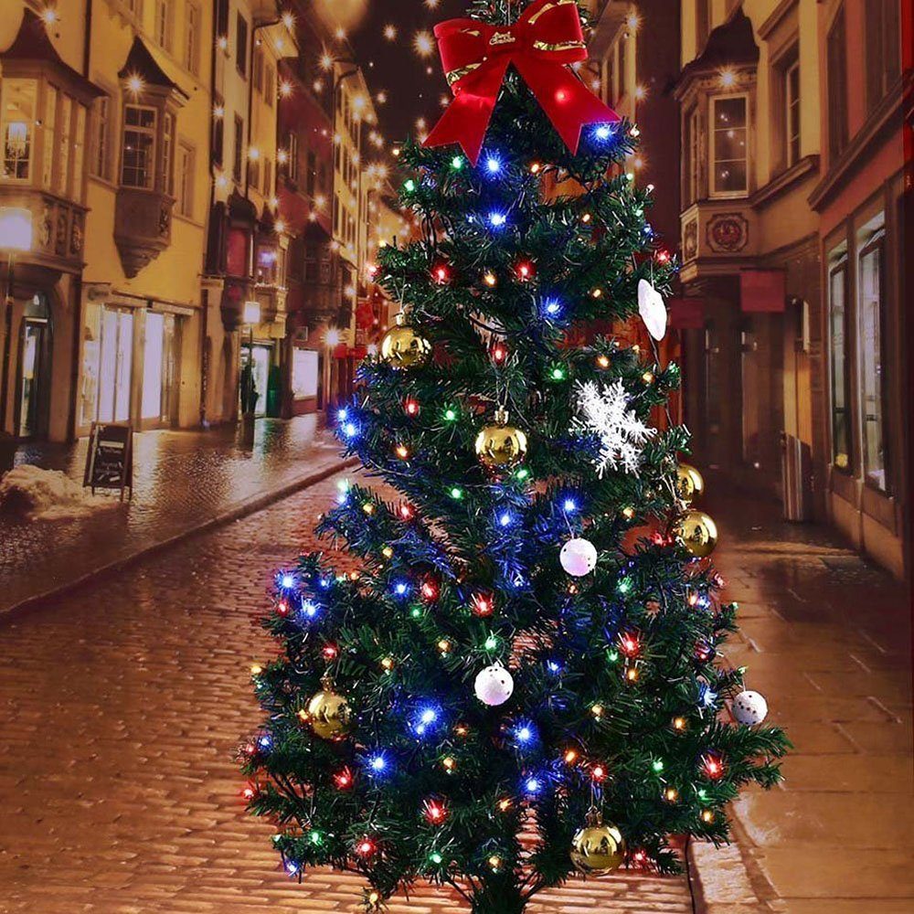 LED-Lichterkette 10-100M, 8 Modi, wasserdicht, für Hochzeit Weihnachten Party