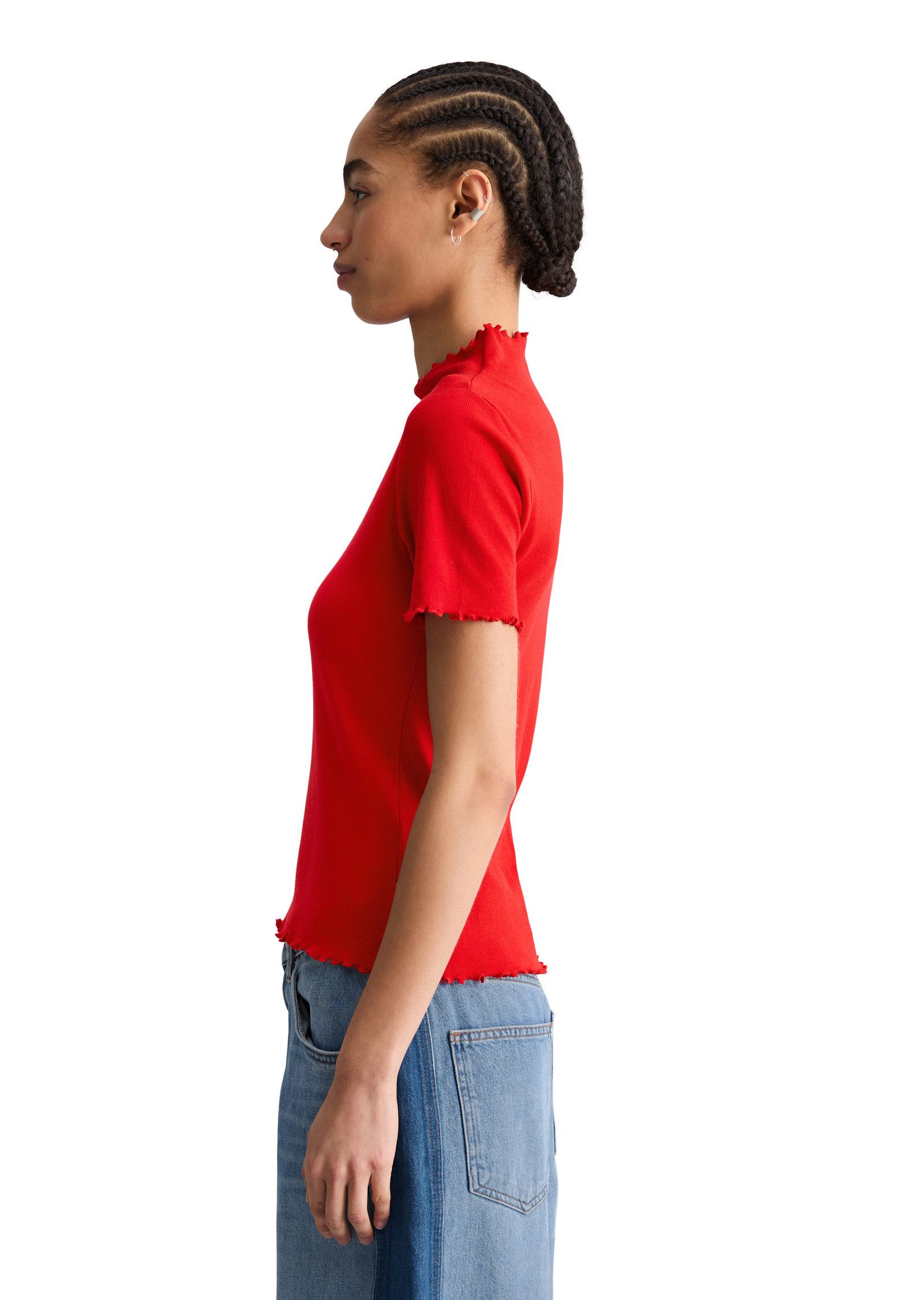 Marc O'Polo DENIM T-Shirt aus Organic Cotton-Stretch-Jersey
