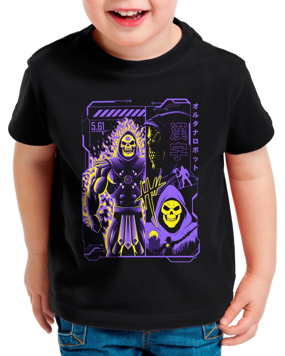 Lord of skeletor masters Skeleton T-Shirt Kinder Print-Shirt universe style3 the he-man