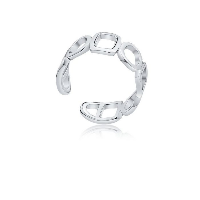 DANIEL CLIFFORD Silberring 'Jane' Damen Ring Silber 925 größenverstellbar (inkl. Schmuckbox) eleganter Ring aus massivem Sterlingsilber haut- und allergiefreundlich