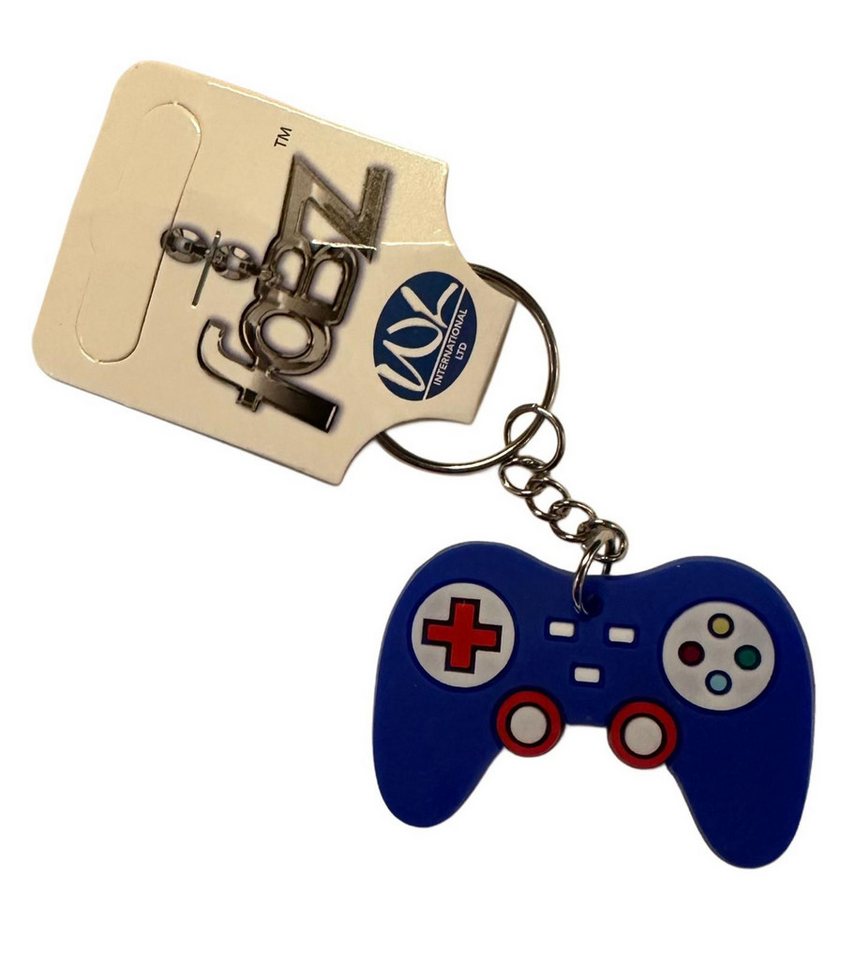Whitehouse Leisure International Ltd Schlüsselanhänger Schlüsselanhänger Kinder Mini Anhänger keychain GameController blau, Schlüsselanhänger Haustierschlüsselanhänger Geschenk Hund Frau Herren