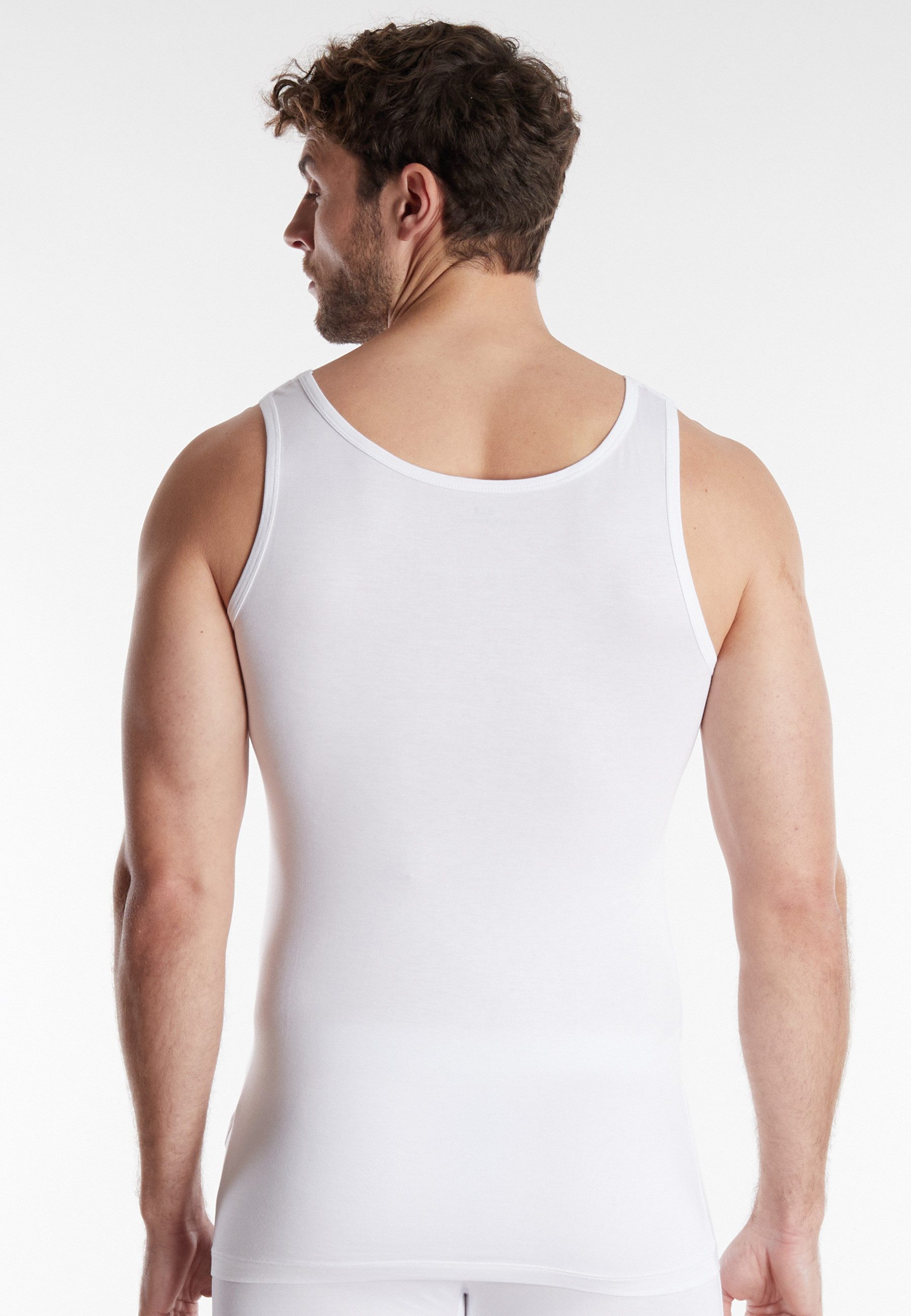 GÖTZBURG Unterhemd GÖTZBURG Herren Unterhemd weiß uni 2er Pack (2-St)